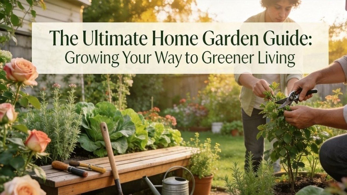 The Complete Home Garden Guide: Growing Your Way to Greener Living