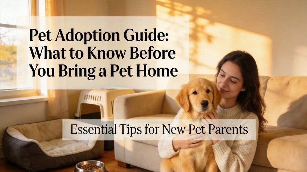 Pet Adoption Guide: What to Know Before You Bring a Pet Home